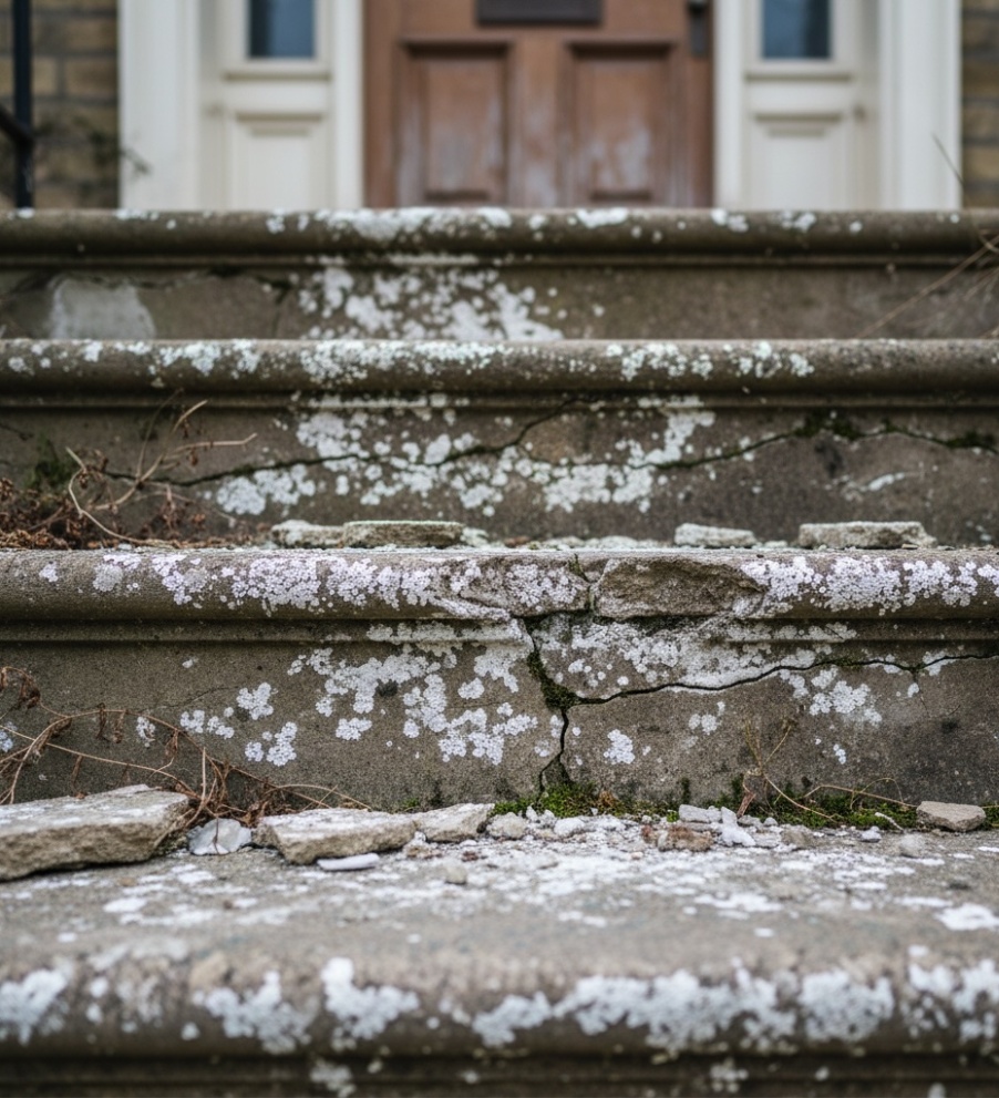 Check: Diese Schadbilder sprechen für eine Sanierung (Ablösungen, Risse, Ausblühungen, Moos) Check: Diese Schadbilder sprechen für eine Sanierung (Ablösungen, Risse, Ausblühungen, Moos)